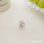 Gold Pearl Rhinestone Mini Hair Clip