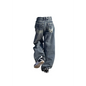 Vintage Y2K Baggy Blue Jeans – High Waist Oversize Denim Trousers
